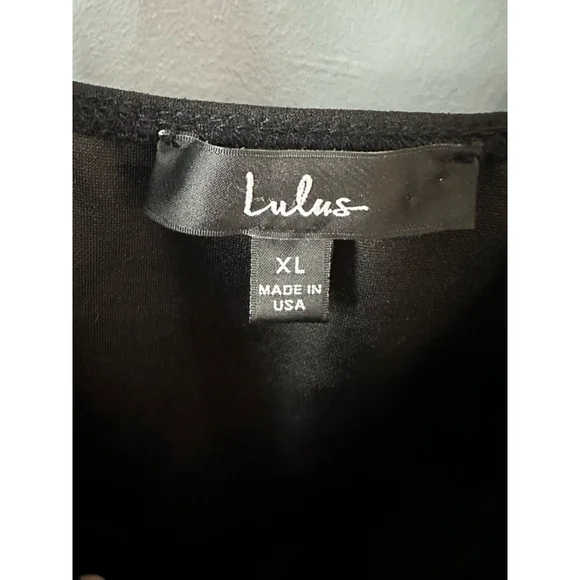 Women's Lulus Dress Size XL Black - Picture 5 of 5